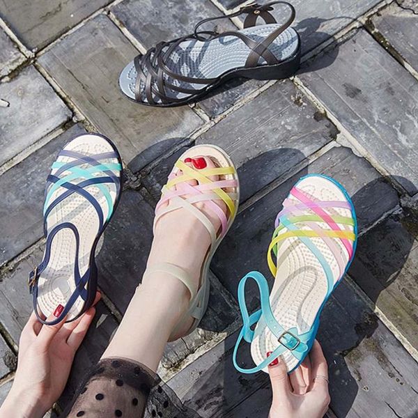 jelly shoes women sandals transparent gladiator wedges platform womens comfort summer soft #g3, Black
jelly shoes women sandals transparent gladiator wedges platform womens comfort summer soft #g3, Black