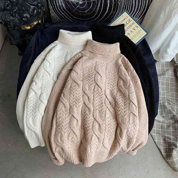 men's sweaters winter turtleneck sweater warm fashion solid color casual knit pullover men loose knitting mens clothes -3xl cdiw, White;black
men's sweaters winter turtleneck sweater warm fashion solid color casual knit pullover men loose knitting mens clothes -3xl cdiw, White;black