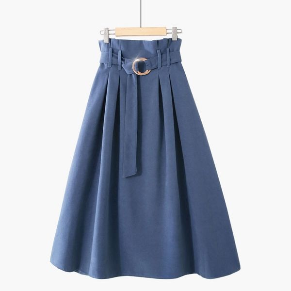 fall mid-calf casual a-line skirt velvet high waisted elastic with belt versatile show thin big woman s 210420, Black
fall mid-calf casual a-line skirt velvet high waisted elastic with belt versatile show thin big woman s 210420, Black