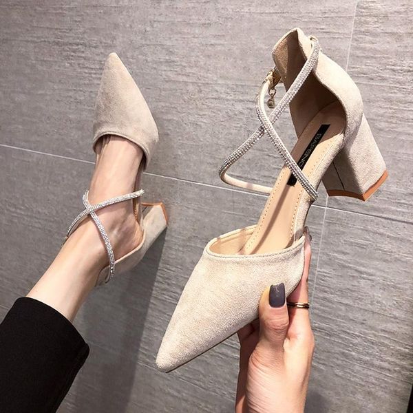 beige high heels shoes chunky sandals lace-up work dress professional pointed pumps shallow mouth clogs for women 2021 all-match, Black
beige high heels shoes chunky sandals lace-up work dress professional pointed pumps shallow mouth clogs for women 2021 all-match, Black
