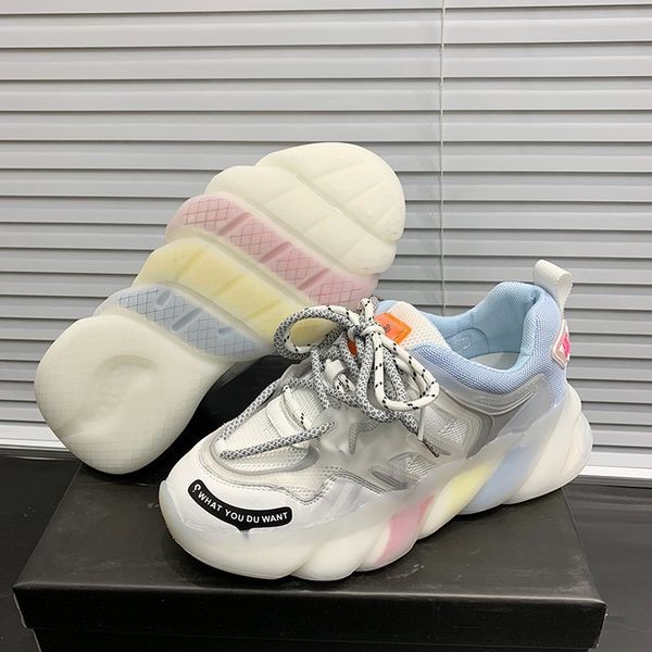 2021 shoes women chunky sneakers fashion colorful jelly sole sports ladies trainers casual platform shoes women basket femme
2021 shoes women chunky sneakers fashion colorful jelly sole sports ladies trainers casual platform shoes women basket femme