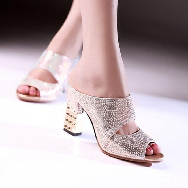 slippers 2021 summer korean women's high-heeled thick with fish mouth open toe shallow rhinestone large size, Black
slippers 2021 summer korean women's high-heeled thick with fish mouth open toe shallow rhinestone large size, Black