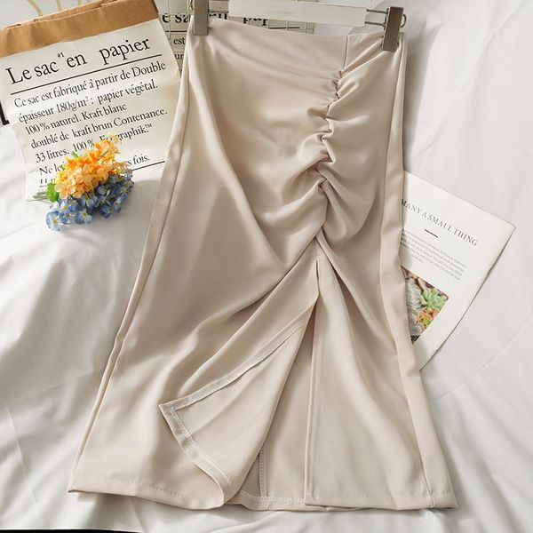 skirts fashion ruched split summer high waist solid all match bodycon skirt office lady elegant green 2021, Black
skirts fashion ruched split summer high waist solid all match bodycon skirt office lady elegant green 2021, Black