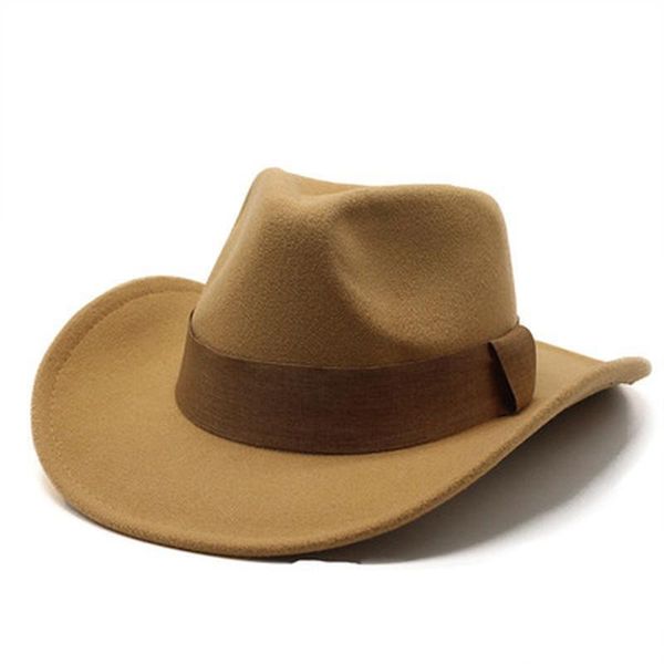 wide brim hats panama solid camel fedora jazz caps men women big ribbon cap band western cowboy outdoor felt winter, Blue;gray
wide brim hats panama solid camel fedora jazz caps men women big ribbon cap band western cowboy outdoor felt winter, Blue;gray