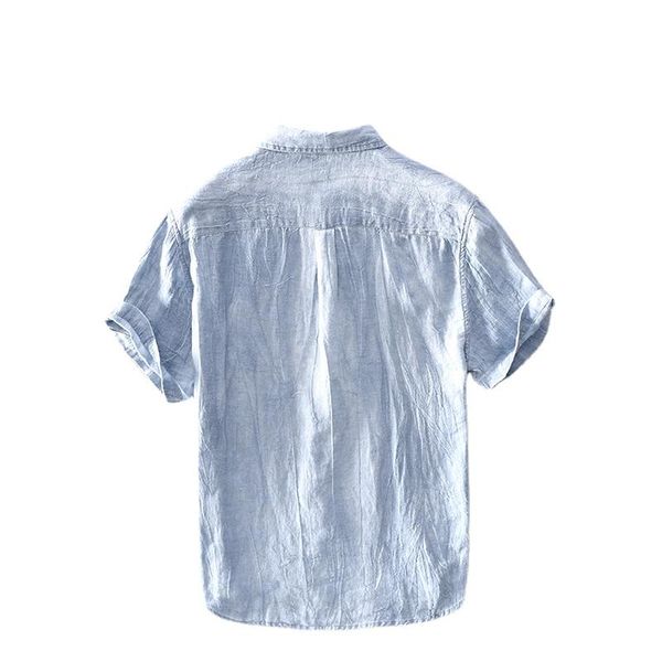 men's casual shirts 2021 summer linen shirt short sleeve fashion breathable for men solid white mens chemise camiseta, White;black
men's casual shirts 2021 summer linen shirt short sleeve fashion breathable for men solid white mens chemise camiseta, White;black