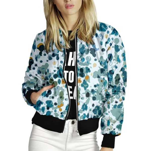 women's jackets 2021 women spring summer floral print jacket coat basic slim casual bomber thin female clothing, Black;brown
women's jackets 2021 women spring summer floral print jacket coat basic slim casual bomber thin female clothing, Black;brown