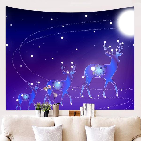tapestries galaxy space tapestry mysterious hippie deer wall blue starry stars hanging for living room 90x59 inches
tapestries galaxy space tapestry mysterious hippie deer wall blue starry stars hanging for living room 90x59 inches