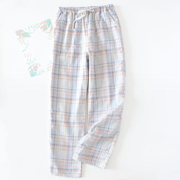 women's sleepwear pink fresh plaid women sleep bottoms gauze cotton cozy summer pajamas pants quality casual pijama trousers, Black;red
women's sleepwear pink fresh plaid women sleep bottoms gauze cotton cozy summer pajamas pants quality casual pijama trousers, Black;red