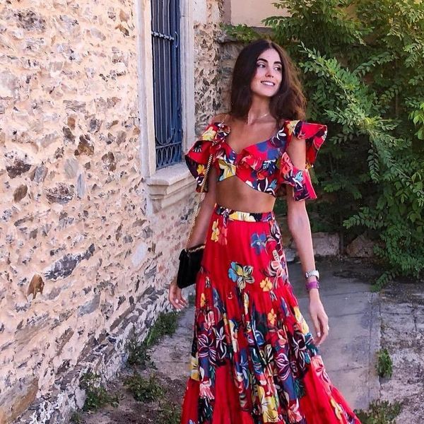 summer 2 piece sets womens tracksuits floral skirts suits cropped maxi dress long pleated bohemian boho clothing woman, Gray
summer 2 piece sets womens tracksuits floral skirts suits cropped maxi dress long pleated bohemian boho clothing woman, Gray