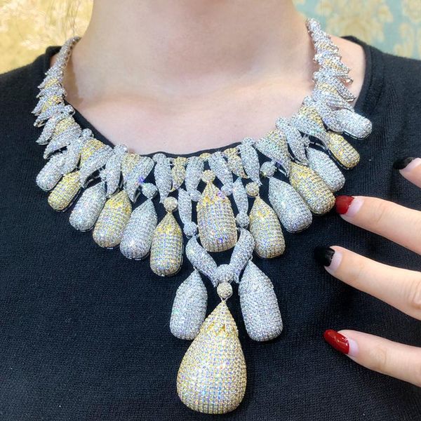 Earrings & Necklace Blachette Gorgeous Exquisite Zircon Pendant Bracelet Ring 4PCS Women's Bridal Wedding Banquet Jewelry Set, Silver
Earrings & Necklace Blachette Gorgeous Exquisite Zircon Pendant Bracelet Ring 4PCS Women's Bridal Wedding Banquet Jewelry Set, Silver