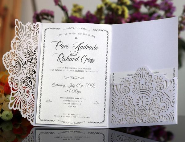 greeting cards 10pcs tri-fold business invitation lace holiday card married dark blue white laser wedding
greeting cards 10pcs tri-fold business invitation lace holiday card married dark blue white laser wedding