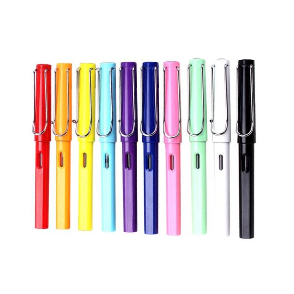 fountain pens transparent colourful business office medium nib pen students calligraphy finance
fountain pens transparent colourful business office medium nib pen students calligraphy finance