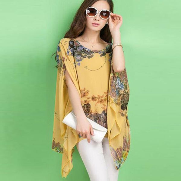 spring flower summer women blouses fashion casual loose body pleated retro printed blusas blouse 2021 women's & shirts, White
spring flower summer women blouses fashion casual loose body pleated retro printed blusas blouse 2021 women's & shirts, White