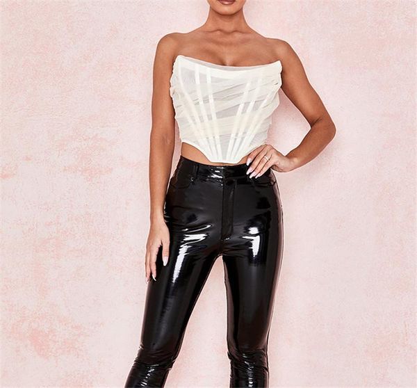 women's tanks & camis women crop ladies bandeau tube summer perspective off shoulder mesh tulle irregular open back streetwear, White
women's tanks & camis women crop ladies bandeau tube summer perspective off shoulder mesh tulle irregular open back streetwear, White
