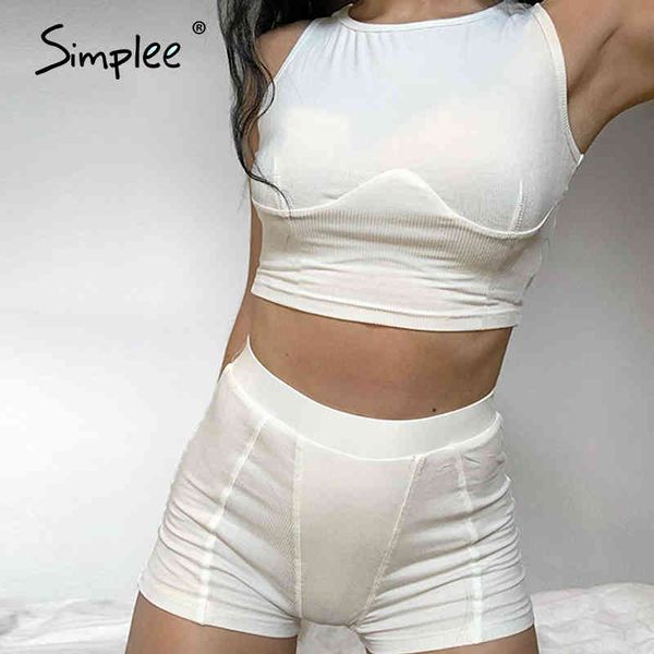 casual solid women two pieces sets summer high street cotton leisure wear female fashion o-neck tank and shorts 210414, White
casual solid women two pieces sets summer high street cotton leisure wear female fashion o-neck tank and shorts 210414, White