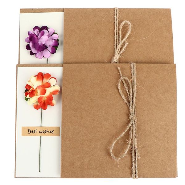 vintage kraft paper greeting thank you card diy handmade dried flower for mom cards 
vintage kraft paper greeting thank you card diy handmade dried flower for mom cards