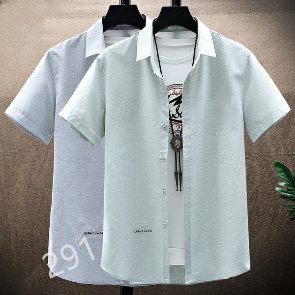 2021 fashion ironing business short sleeve shirt men's lazy style casual stripe checked size -3xl#hsc04, White;black
2021 fashion ironing business short sleeve shirt men's lazy style casual stripe checked size -3xl#hsc04, White;black