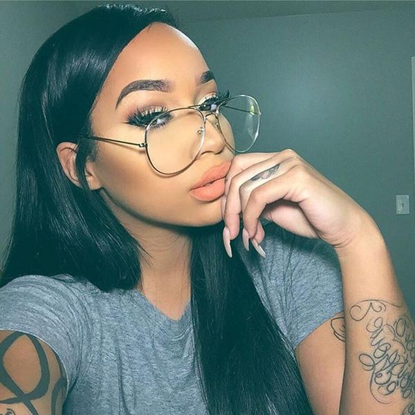 mode brille frauen vintage luftfahrt brillen rahmen metall myopie optische transparent objektiv komfort licht fashion sunglasses frames, Black
mode brille frauen vintage luftfahrt brillen rahmen metall myopie optische transparent objektiv komfort licht fashion sunglasses frames, Black