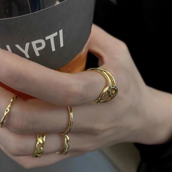 south korea cool hemp suit female niche design advanced simple net red tide tail food ring, Black
south korea cool hemp suit female niche design advanced simple net red tide tail food ring, Black