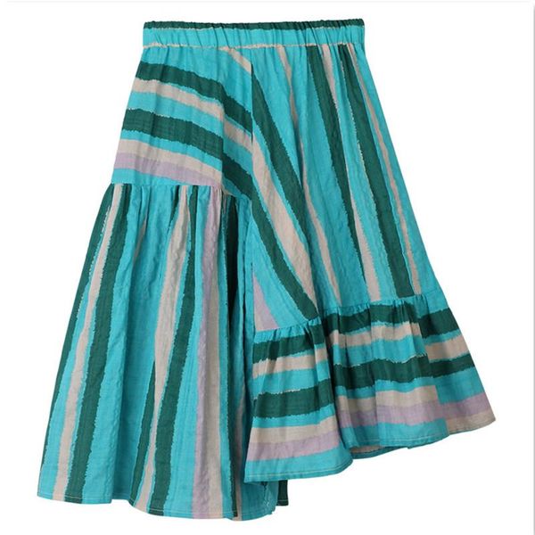 skirts 6 to 14 years kids & teenager girls summer striped asymmetrical midi casual skirt children fashion flare clothing, Blue
skirts 6 to 14 years kids & teenager girls summer striped asymmetrical midi casual skirt children fashion flare clothing, Blue