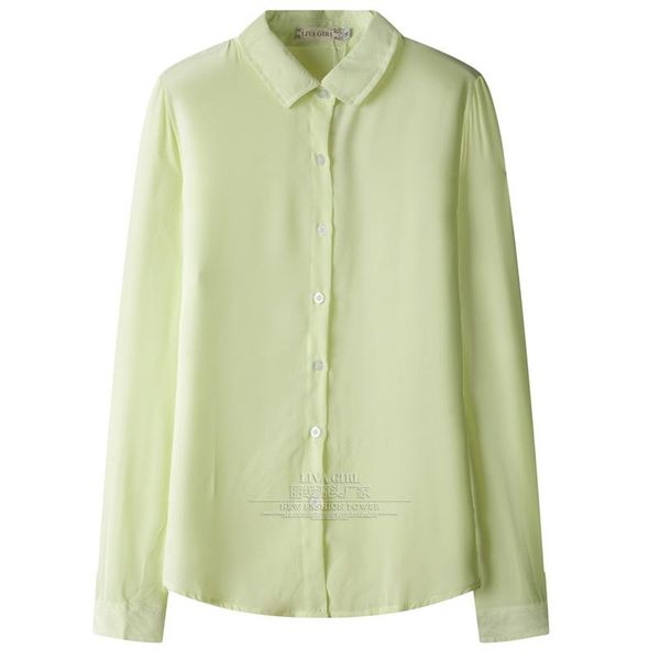 women's blouses & shirts voociec 2021 women direct selling button solid autumn long-sleeve shirt female chiffon slim clothing, White
women's blouses & shirts voociec 2021 women direct selling button solid autumn long-sleeve shirt female chiffon slim clothing, White