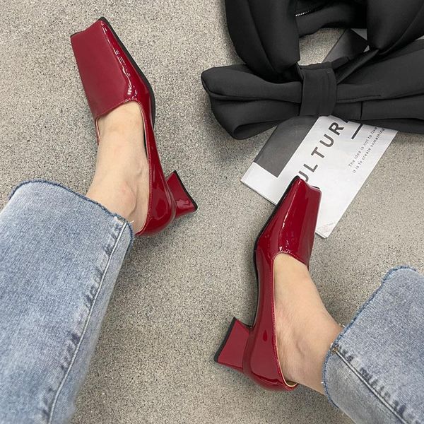 patent leather pumps women fashion square toe head chunky heels office lady shoes yellow black wine red heeled female dress
patent leather pumps women fashion square toe head chunky heels office lady shoes yellow black wine red heeled female dress