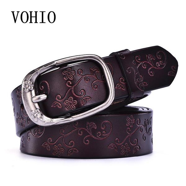 belts vohio ceinture femme de marque luxe ladies leather flower fashion belt cowskin lady's casual jeans silver clasp 2.8cm, Black;brown
belts vohio ceinture femme de marque luxe ladies leather flower fashion belt cowskin lady's casual jeans silver clasp 2.8cm, Black;brown