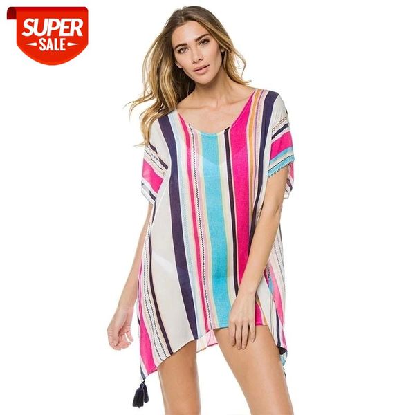 2021 striped tunic for beach bathing suit cover ups chiffon dress women beachwear bikini up saida de praia #q533 #ua3c, Black;gray
2021 striped tunic for beach bathing suit cover ups chiffon dress women beachwear bikini up saida de praia #q533 #ua3c, Black;gray