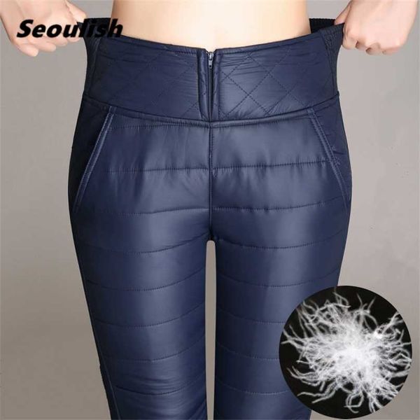 winter warm duck down velvet women's pants high waist solid skinny formal pants female elastic waist work trousers lady 211112, Black;white
winter warm duck down velvet women's pants high waist solid skinny formal pants female elastic waist work trousers lady 211112, Black;white