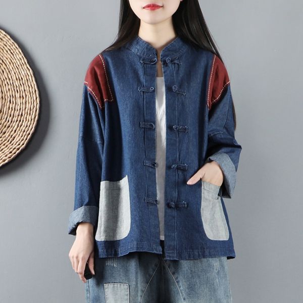 chinese style clothing women clothes cheongsam chinese traditional shirt blouse denim ladies chinese 11656, Red
chinese style clothing women clothes cheongsam chinese traditional shirt blouse denim ladies chinese 11656, Red