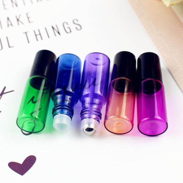 5pcs/pack 5ml thin glass roll on bottle perfume roller with glass/metal ball essential oil sample vials refillable storage bottles & jars
5pcs/pack 5ml thin glass roll on bottle perfume roller with glass/metal ball essential oil sample vials refillable storage bottles & jars