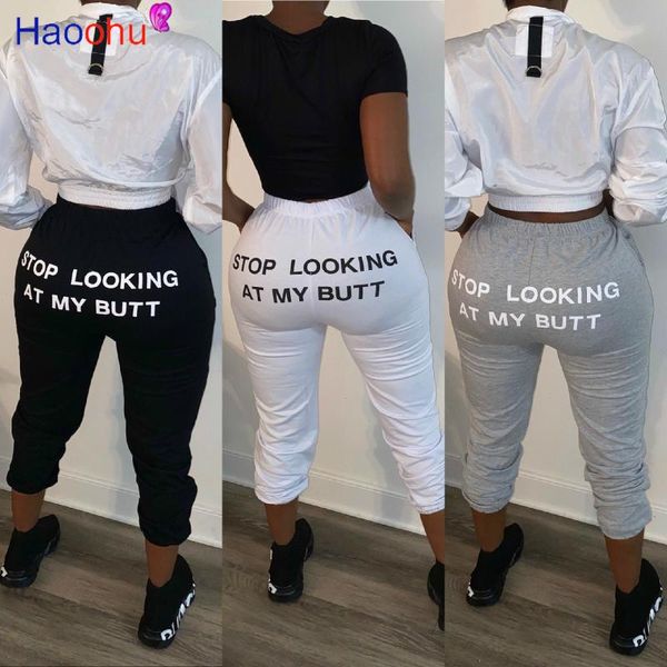 women jogger solid sweat pant letter slooking at my busweatpants lace-up trouser streetwear hip hop women's pants & capris, Black;white
women jogger solid sweat pant letter slooking at my busweatpants lace-up trouser streetwear hip hop women's pants & capris, Black;white