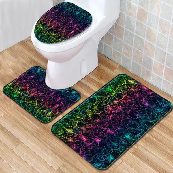 bath mats 2021 geometric figure three-piece bathroom toilet mat set shower decoration rug
bath mats 2021 geometric figure three-piece bathroom toilet mat set shower decoration rug