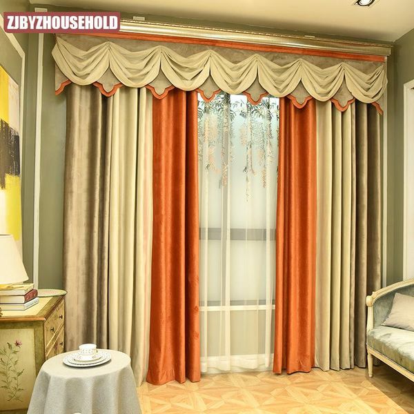 curtain & drapes european high-grade texture flannel stitching blackout curtains for living room bedroom valance custom finished product
curtain & drapes european high-grade texture flannel stitching blackout curtains for living room bedroom valance custom finished product