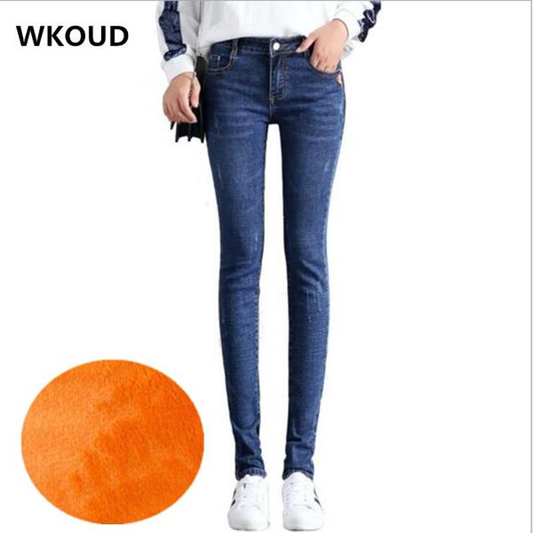 women's jeans 2021 winter warm slim skinny denim pencil pants female thickening fleeces jean trousers plus size p8448, Blue
women's jeans 2021 winter warm slim skinny denim pencil pants female thickening fleeces jean trousers plus size p8448, Blue