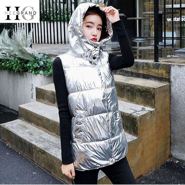 women's vests hee grand 2021 autumn sleeveless windproof jackets women cotton fleeces hooded vest coats ladies casual pockets outerwear, Black;white
women's vests hee grand 2021 autumn sleeveless windproof jackets women cotton fleeces hooded vest coats ladies casual pockets outerwear, Black;white