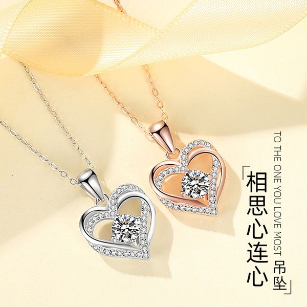 jewelry highly quality women party wedding lovers gift925 sterling silver korean heart to pendant women's clavicle chain fashion access
jewelry highly quality women party wedding lovers gift925 sterling silver korean heart to pendant women's clavicle chain fashion access