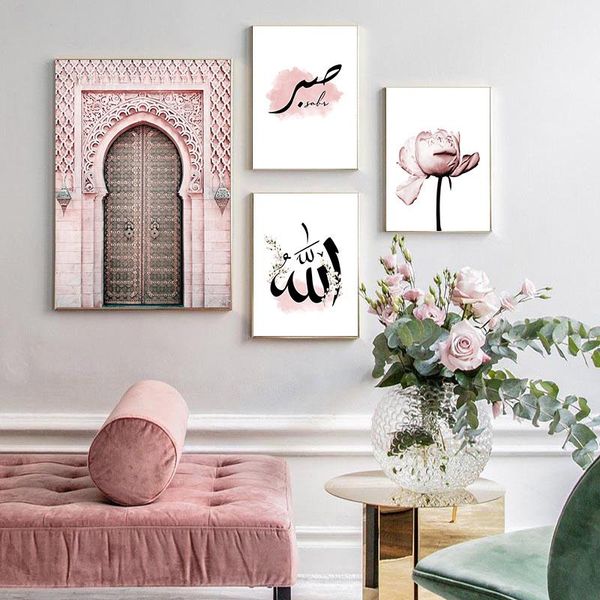 paintings no frame pink islam canvas printings for living room home decoration minimalist art poster and prints spray painting
paintings no frame pink islam canvas printings for living room home decoration minimalist art poster and prints spray painting