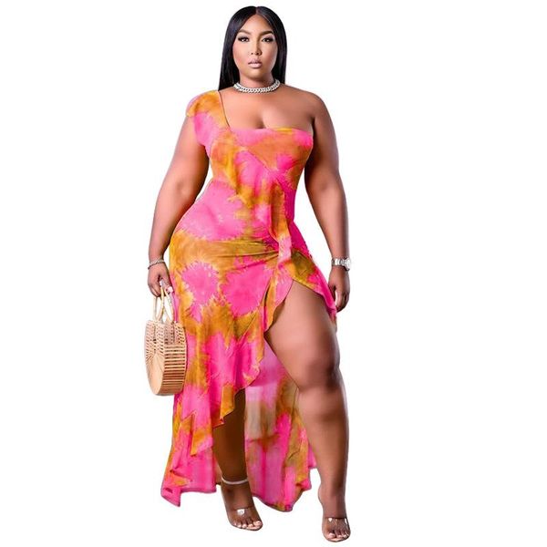 plus size dresses tie dye women maxi ruffle patchwork irregular robes summer fashion one shoulder 4xl bohemian beach dress, Black
plus size dresses tie dye women maxi ruffle patchwork irregular robes summer fashion one shoulder 4xl bohemian beach dress, Black