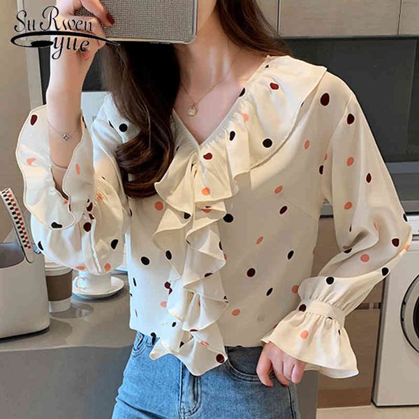 womens blouses and ladies blusas mujer de moda women shirts long sleeve v-neck office lady chiffon shirt 5694 50 210417, White
womens blouses and ladies blusas mujer de moda women shirts long sleeve v-neck office lady chiffon shirt 5694 50 210417, White