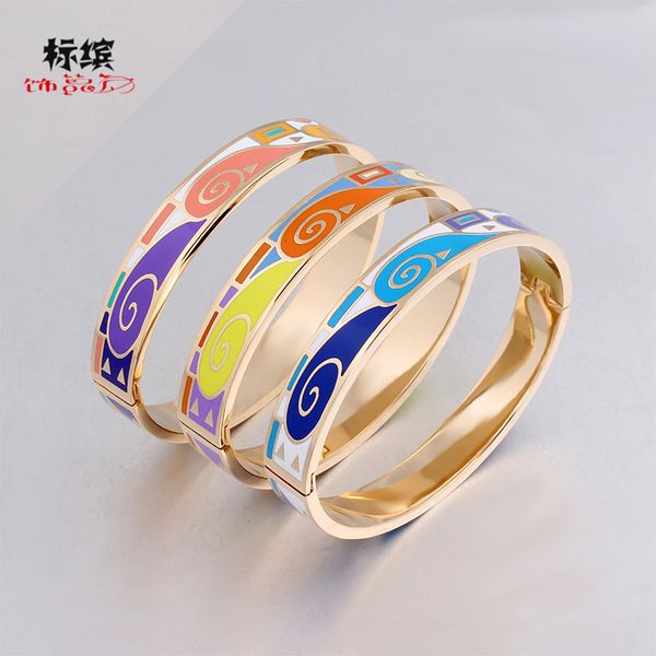 bangles bracelets opening enamel bracelet polishing glue stainless steel color jewelry, Black
bangles bracelets opening enamel bracelet polishing glue stainless steel color jewelry, Black