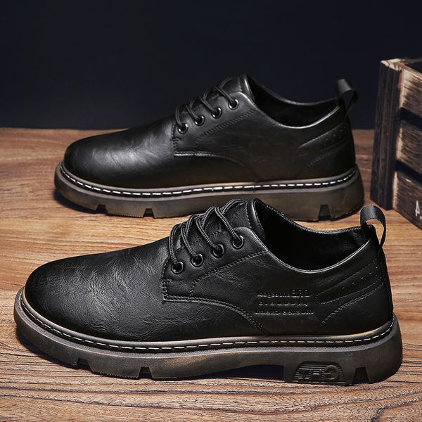 shoes 2021 winter new men's casual leather plush cotton sportswear waterproof labor protection work, Black
shoes 2021 winter new men's casual leather plush cotton sportswear waterproof labor protection work, Black