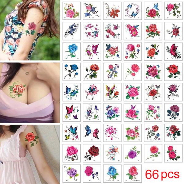 eauty & Health 66pcs Rose Jewelry Water Transfer Tattoo Sticker Women Body Chest Art Temporary Tattoo Girl Waist Bracelet Flash Tatoos Fl...
eauty & Health 66pcs Rose Jewelry Water Transfer Tattoo Sticker Women Body Chest Art Temporary Tattoo Girl Waist Bracelet Flash Tatoos Fl...