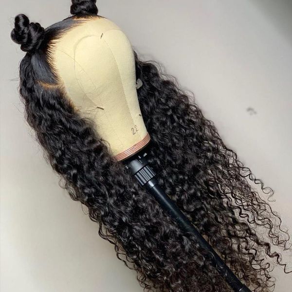 soft jet black color deep wave natural hairline glueless lace wig synthetic wigs for women with baby hair preplucked
soft jet black color deep wave natural hairline glueless lace wig synthetic wigs for women with baby hair preplucked