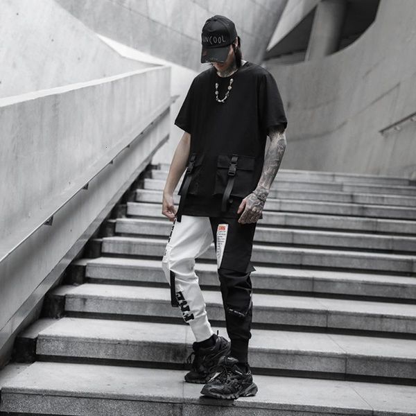 ribbons harem joggers men cargo streetwear hip hop casual track pants male harajuku fashion trousers sweatpants, Black
ribbons harem joggers men cargo streetwear hip hop casual track pants male harajuku fashion trousers sweatpants, Black