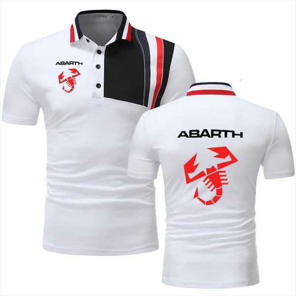 summer abarth print classic men polos business casual short sleeve stitching color cotton polo shirt top, White;black
summer abarth print classic men polos business casual short sleeve stitching color cotton polo shirt top, White;black
