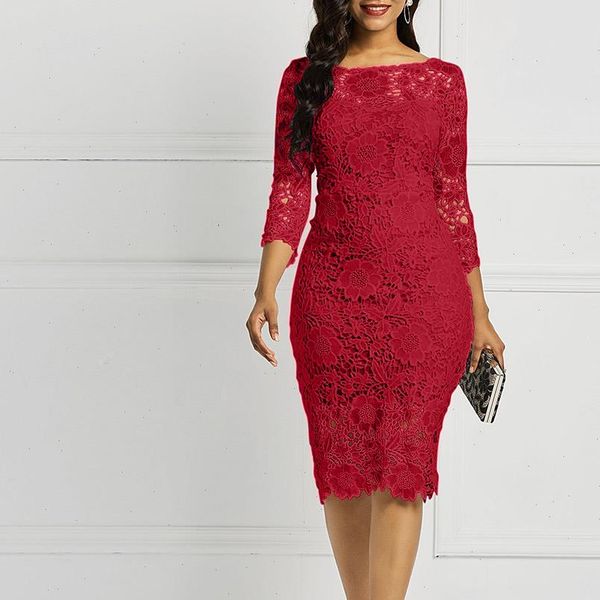 evening party date blue women dress see through hollow out floral red lace bodycon office lady spring work basic dresses, Black;gray
evening party date blue women dress see through hollow out floral red lace bodycon office lady spring work basic dresses, Black;gray