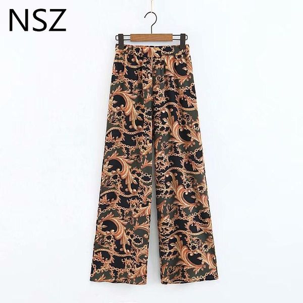 women's pants & capris women chain print loose wide leg full comfy pant high waist fashion elastic trousers, Black;white
women's pants & capris women chain print loose wide leg full comfy pant high waist fashion elastic trousers, Black;white