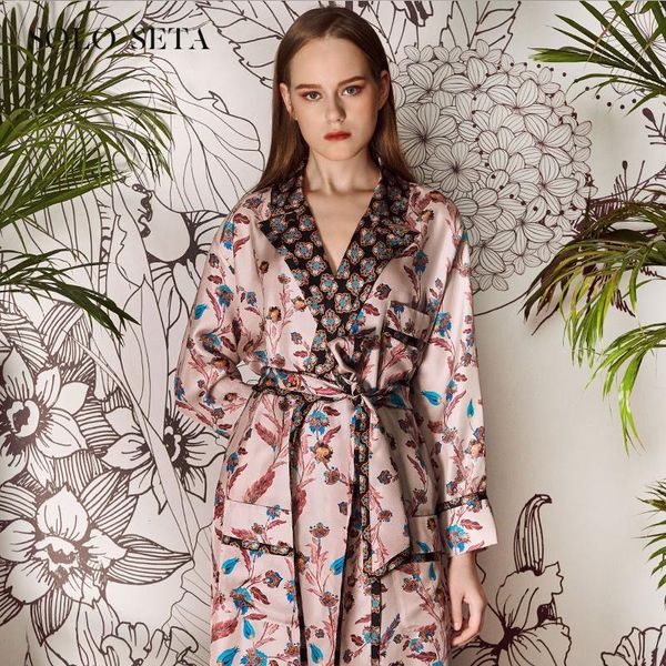 soloseta pink windbreaker silk nightgown women's long mulberry pajamas stitching lace bride custom sleepwear, Black;red
soloseta pink windbreaker silk nightgown women's long mulberry pajamas stitching lace bride custom sleepwear, Black;red
