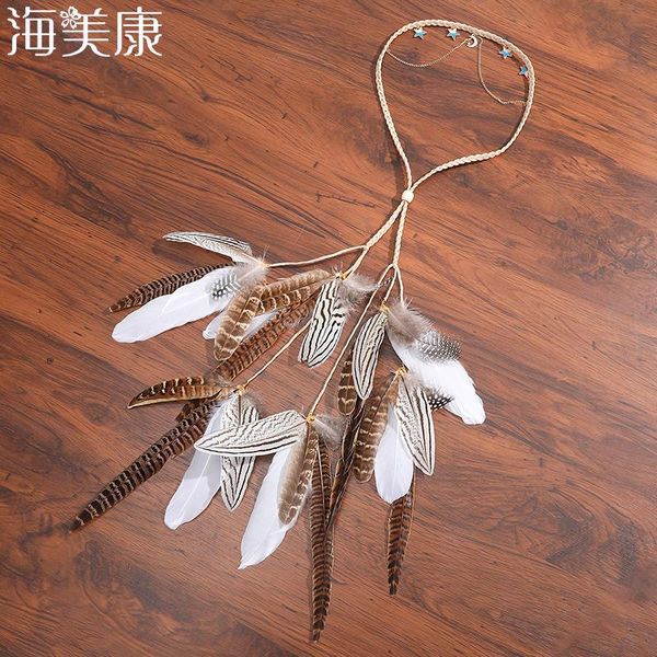 hair accessories haimeikang bohemian feathers headband in chain star pendant golden feather tribal festival girl bird piece
hair accessories haimeikang bohemian feathers headband in chain star pendant golden feather tribal festival girl bird piece
